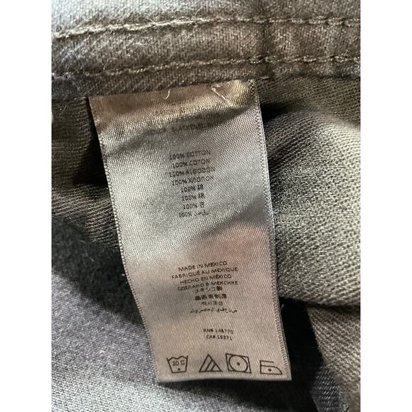 Re/Done 'High Rise' Black Loose Long Denim Jean Size 24 - Picture 5 of 5